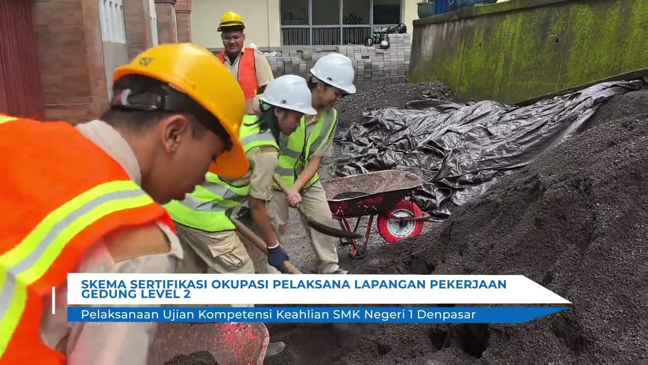 Praktik Konstruksi dan Uji Kompetensi Keahlian TKP SMKN 1 Denpasar